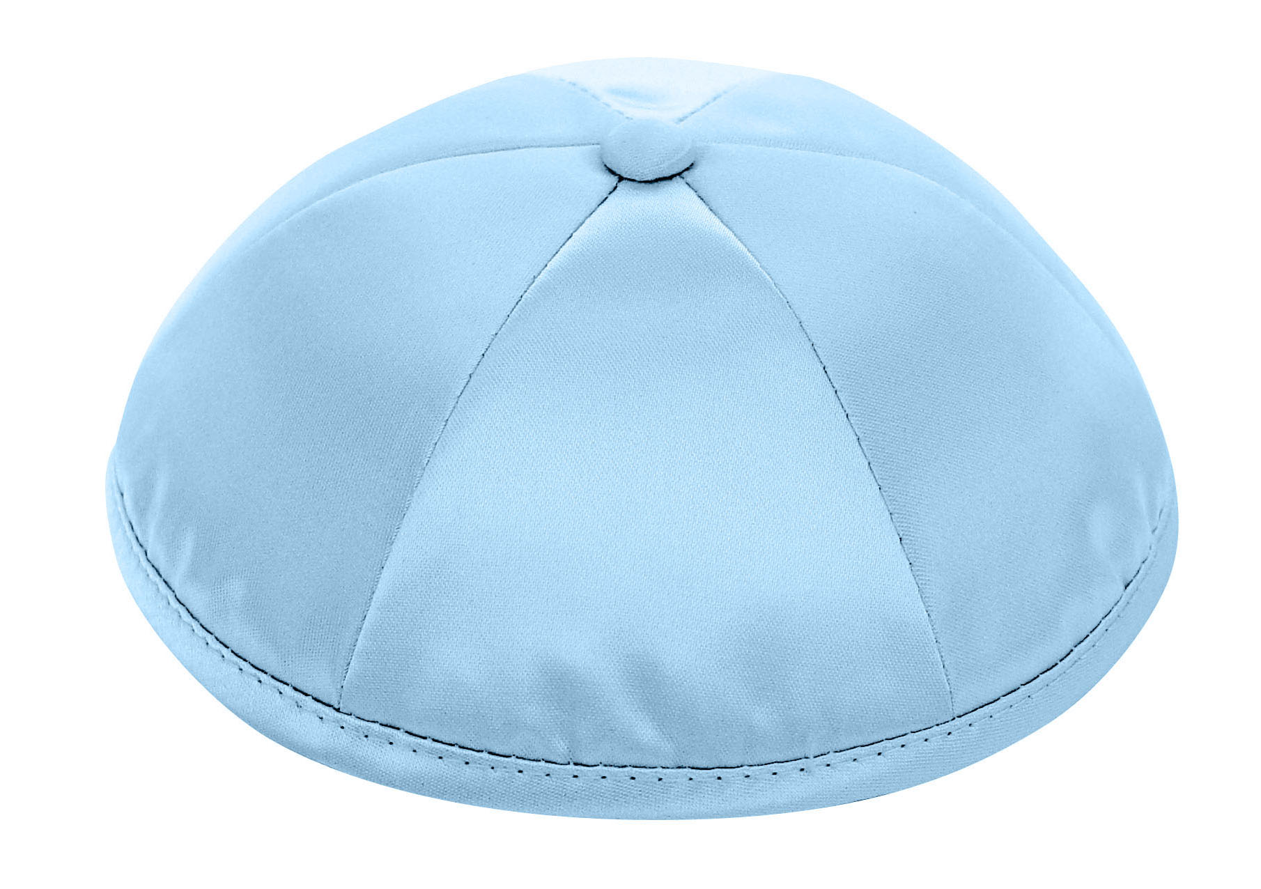 Light Blue Deluxe Satin Kippah